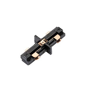 Black electrical fuse holder with copper contacts for lighting or wiring systems