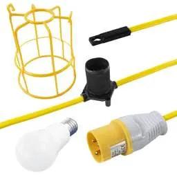 festoon MCG 25m 110V ES Festoon Kit complete with LED Lamps and Guards - festoon MCG 25m 110V ES Festoon Kit complete with LED Lamps and Guards