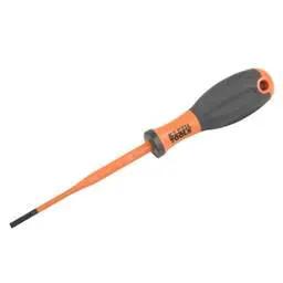 screwdriver Klein 3.5mm x 100mm VDE Insulated Slotted Screwdriver - screwdriver Klein 3.5mm x 100mm VDE Insulated Slotted Screwdriver