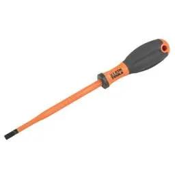 screwdriver Klein 6.5mm x 150mm VDE Insulated Slotted Screwdriver - screwdriver Klein 6.5mm x 150mm VDE Insulated Slotted Screwdriver