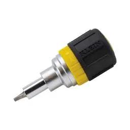 screwdriver Klein 6-in-1 Ratcheting Stubby Screwdriver / Nut Driver - screwdriver Klein 6-in-1 Ratcheting Stubby Screwdriver / Nut Driver