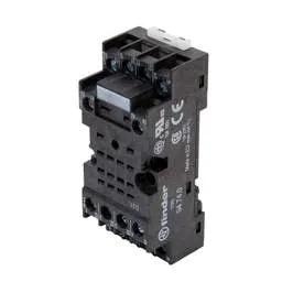 Relay Finder - 14 Pin Plug In Miniature Relay Base for 5534 Relays with Clip - Relay Finder - 14 Pin Plug In Miniature Relay Base for 5534 Relays with Clip