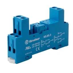 Relay Finder 8 Pin Plug In Miniature Relay Base for 4052 / 4061 Relays - Relay Finder 8 Pin Plug In Miniature Relay Base for 4052 / 4061 Relays
