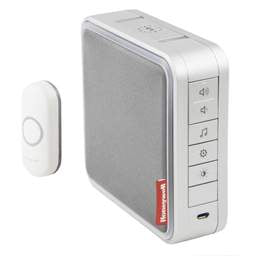 doorbell Honeywell Home 200m Wireless Portable MP3 Doorbell with Customisable Melodies and Push Grey - Doorbell doorbell Honeywell Home 200m Wireless Portable MP3 Doorbell with Customisable Melodies and Push Grey Doorbell