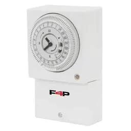 Electrical Lighting F4P 24 Hour Surface Mount Mechanical Timer - Electrical Lighting F4P 24 Hour Surface Mount Mechanical Timer