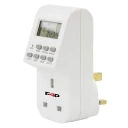 Electrical Lighting F4P 24 Hour/7 Day Plug In Digital Timer - Electrical Lighting F4P 24 Hour/7 Day Plug In Digital Timer
