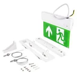 EMERGECNY LIGHTING Fusion 2.7W LED 5-in-1 Emergency Exit Sign - EMERGECNY LIGHTING Fusion 2.7W LED 5-in-1 Emergency Exit Sign