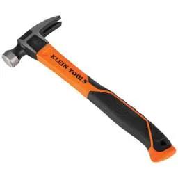 hammers Klein 16oz Straight-Claw Electrician's Hammer - hammers Klein 16oz Straight-Claw Electrician's Hammer