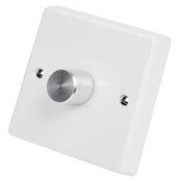 Varilight Varilight 1 Way 400W Rotary Dimmer complete with Aluminium Knob - Varilight Varilight 1 Way 400W Rotary Dimmer complete with Aluminium Knob