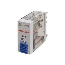 Relay Shenler 8 Pin 24V DC 8A 2 Pole Miniature Changeover Plug In Relay - Relay Shenler 8 Pin 24V DC 8A 2 Pole Miniature Changeover Plug In Relay