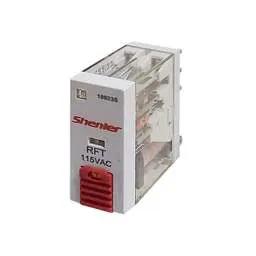 Relay Shenler - 8 Pin 115V AC 8A 2 Pole Miniature Changeover Plug In Relay - Relay Shenler - 8 Pin 115V AC 8A 2 Pole Miniature Changeover Plug In Relay
