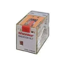 Relay Shenler - 14 Pin 115V AC 5A 4 Pole Miniature Changeover Plug In Relay - Relay Shenler - 14 Pin 115V AC 5A 4 Pole Miniature Changeover Plug In Relay