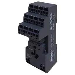 Relay Shenler SKC14-S 14 Pin 4PCO Plug In Minature Relay Base with Push-In Terminals - Relay Shenler SKC14-S 14 Pin 4PCO Plug In Minature Relay Base with Push-In Terminals