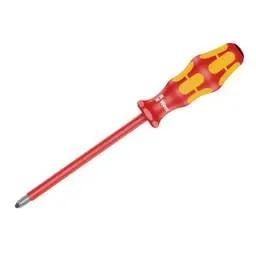 screwdriver Wera PZ3 x 150mm Pozidriv Kraftform Plus Series 100 VDE Screwdriver - screwdriver Wera PZ3 x 150mm Pozidriv Kraftform Plus Series 100 VDE Screwdriver