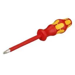 screwdriver Wera PZ / SL2 x 100mm Plus / Minus Kraftform Plus Series 100 VDE Screwdriver - screwdriver Wera PZ / SL2 x 100mm Plus / Minus Kraftform Plus Series 100 VDE Screwdriver