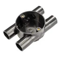 Centaur 20mm PVC Conduit H Box Black