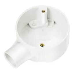 Centaur 20mm PVC Conduit Terminal Box White