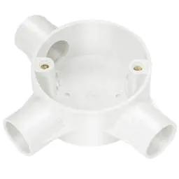 Centaur 20mm PVC Conduit Tee Box White