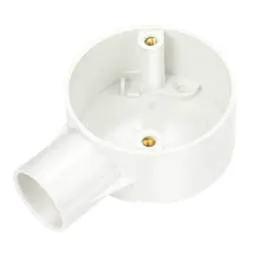 Centaur 25mm PVC Conduit Terminal Box White