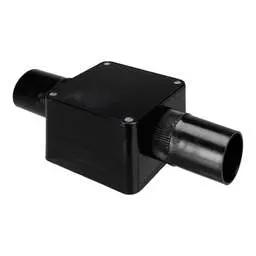 Centaur 32mm PVC Conduit Through Box Black