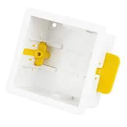 DRYLINING Centaur 1 Gang Dry Lining Box 47 mm White (Sold in 1's) - DRYLINING Centaur 1 Gang Dry Lining Box 47 mm White (Sold in 1's)