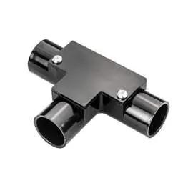 Centaur 25mm PVC Conduit Inspection Tee Black