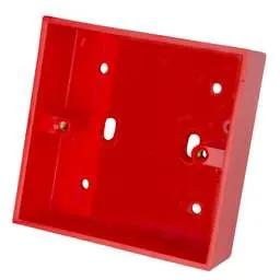 back box Centaur 1 Gang 32mm PVC Surface Box Square Corners Red - Back Box back box Centaur 1 Gang 32mm PVC Surface Box Square Corners Red Back Box