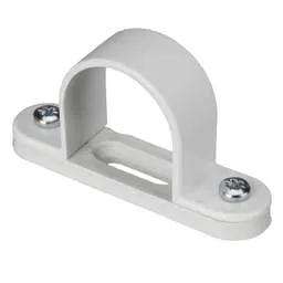 Centaur 32mm PVC Conduit Spacer Bar Saddle White