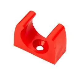 Centaur 20mm PVC Round Conduit Clip Red