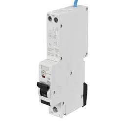 Electrical Lighting MK Sentry 6A Double Pole 1 Module B Curve 6kA 30mA Type A AFDD Combined RCBO - Electrical Lighting MK Sentry 6A Double Pole 1 Module B Curve 6kA 30mA Type A AFDD Combined RCBO