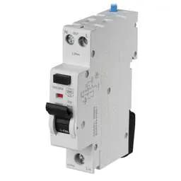 Electrical Lighting MK Sentry 10A Double Pole 1 Module Bidirectional C Curve 6kA 30mA Type A Compact RCBO - Electrical Lighting MK Sentry 10A Double Pole 1 Module Bidirectional C Curve 6kA 30mA Type A Compact RCBO