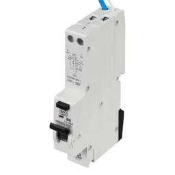 Electrical Lighting MK Sentry 6A Single Pole 1 Module B Curve 6kA 30mA Type A RCBO - Electrical Lighting MK Sentry 6A Single Pole 1 Module B Curve 6kA 30mA Type A RCBO