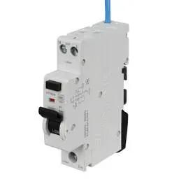 Electrical Lighting MK Sentry 6A Double Pole 1 Module Bidirectional B Curve 6kA 30mA Type A Compact RCBO - Electrical Lighting MK Sentry 6A Double Pole 1 Module Bidirectional B Curve 6kA 30mA Type A Compact RCBO