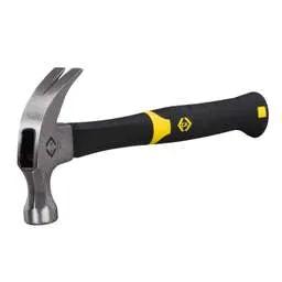CK Tools CK 16oz Fibreglass Shaft Anti Vibration Claw Hammer - CK Tools CK 16oz Fibreglass Shaft Anti Vibration Claw Hammer