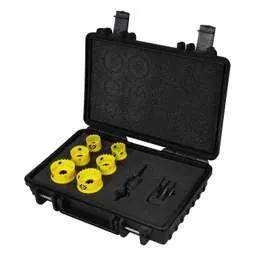 CK Tools CK 11 Piece Vorteck Pro Cobalt Quick Change Holesaw Set - CK Tools CK 11 Piece Vorteck Pro Cobalt Quick Change Holesaw Set