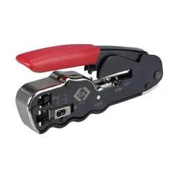 CK Tools CK Compact Pass Through Crimper for RJ45 / RJ11 Modular Plugs - CK Tools CK Compact Pass Through Crimper for RJ45 / RJ11 Modular Plugs