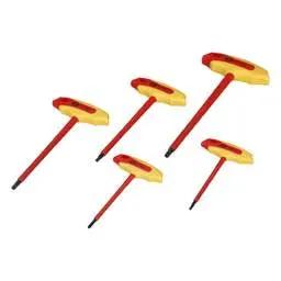 CK Tools CK 5 Piece Insulated T-Handle Hex Key Set - CK Tools CK 5 Piece Insulated T-Handle Hex Key Set