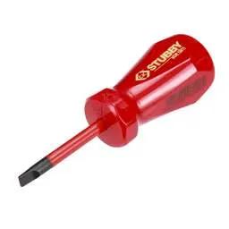CK Tools CK SL5.5 x 45mm Stubby VDE Screwdriver - CK Tools CK SL5.5 x 45mm Stubby VDE Screwdriver