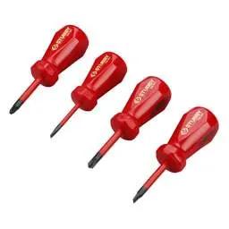 CK Tools CK 4 Piece Stubby Screwdriver Set - CK Tools CK 4 Piece Stubby Screwdriver Set