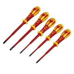 CK Tools CK 5 Piece Dextro VDE Slim Screwdriver Set - CK Tools CK 5 Piece Dextro VDE Slim Screwdriver Set