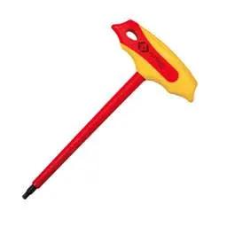 CK Tools CK 4mm T-Handle VDE Hexagon Key - CK Tools CK 4mm T-Handle VDE Hexagon Key