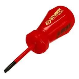 CK Tools CK SL4 x 45mm Stubby VDE Screwdriver - CK Tools CK SL4 x 45mm Stubby VDE Screwdriver