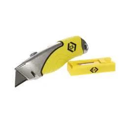 CK Tools CK Retractable Blade Soft Grip Trimming Knife - CK Tools CK Retractable Blade Soft Grip Trimming Knife