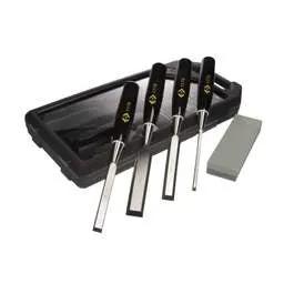 CK Tools CK Bevelled Edge Wood Chisel Set and Sharpening Stone - CK Tools CK Bevelled Edge Wood Chisel Set and Sharpening Stone