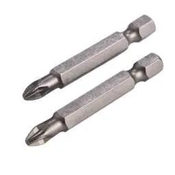 CK Tools CK 50mm Blue Steel Impact PZ2 Long Screwdriver Bit (Pack of 2) - CK Tools CK 50mm Blue Steel Impact PZ2 Long Screwdriver Bit (Pack of 2)