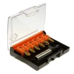 CK Tools CK Screwdriver Bit Tin Coated 7 Piece Box - CK Tools CK Screwdriver Bit Tin Coated 7 Piece Box