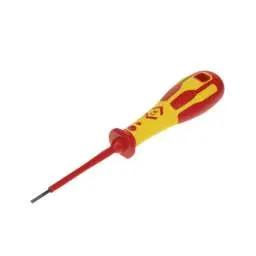CK Tools CK 2.5mm x 75mm VDE Slotted Parallel Screwdriver - CK Tools CK 2.5mm x 75mm VDE Slotted Parallel Screwdriver