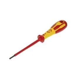 CK Tools CK 3.5mm x 100mm VDE Slotted Parallel Screwdriver - CK Tools CK 3.5mm x 100mm VDE Slotted Parallel Screwdriver