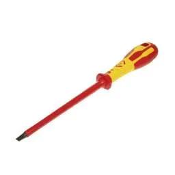 CK Tools CK 8mm x 175mm VDE Slotted Parallel Screwdriver - CK Tools CK 8mm x 175mm VDE Slotted Parallel Screwdriver