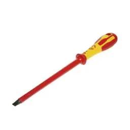 CK Tools CK 10mm x 200mm VDE Slotted Parallel Screwdriver - CK Tools CK 10mm x 200mm VDE Slotted Parallel Screwdriver